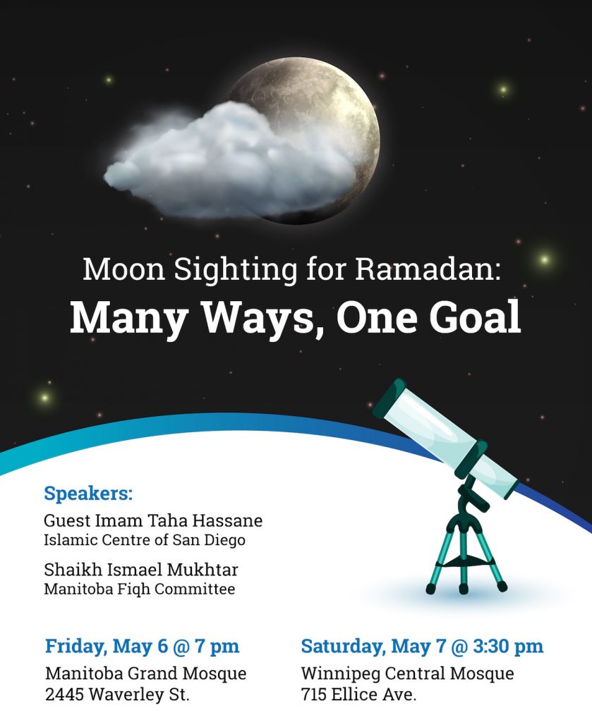 [May 6 7] Moon Sighting Seminar for Ramadan Manitoba Islamic Association